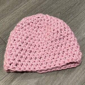 Pink Crochet Women's Hat